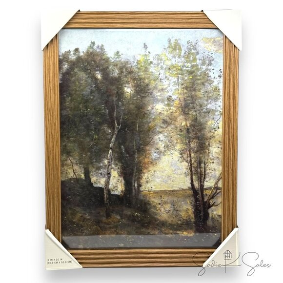 16x20 Through the Trees Framed Wall Art - Hearth & Hand Magnolia - Target - Picture 4 of 5